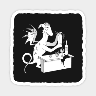 Dragon bartender Magnet