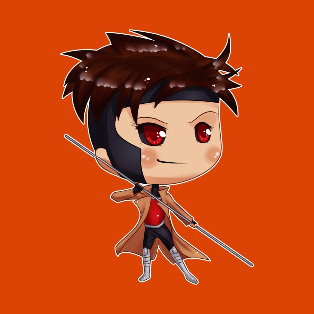 Chibi Gambit by sambeawesome