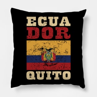 Flag of Ecuador Pillow