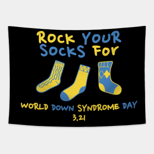 Rock Your Socks for World Down Syndrome Day Tapestry