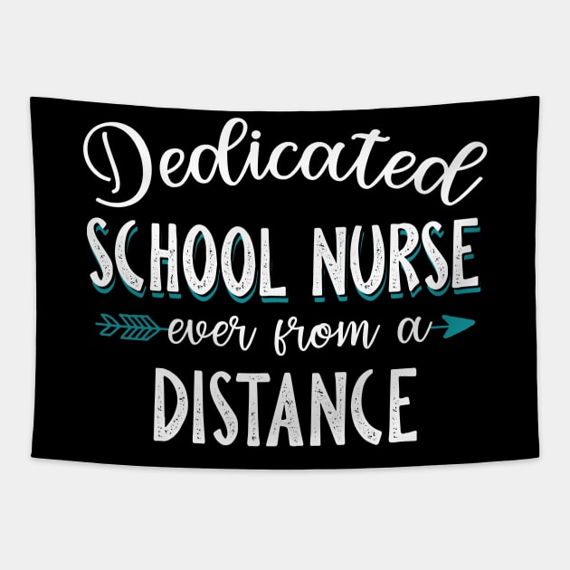 Dedicated School Nurse Even From A Distance Tapestry by Pelman