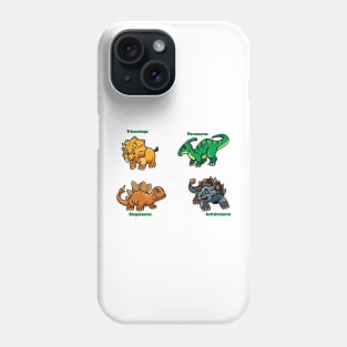 Cute Prehistoric Dinosaurs Phone Case