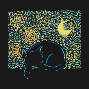 Starry Cat T-Shirt