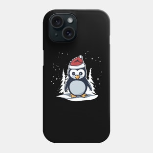 cute santa penguin Phone Case