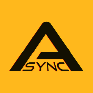 ASYNC Foundation - dark glitch T-Shirt