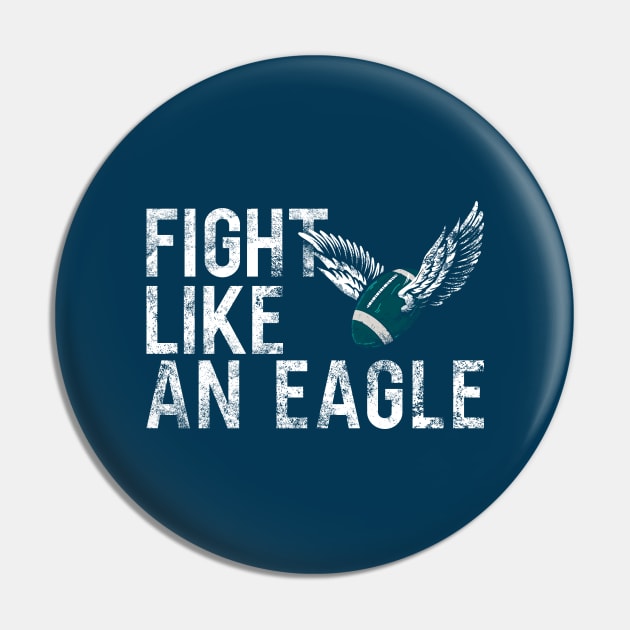 Fight like an eagle Pin by Digital Borsch