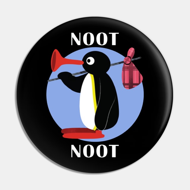 Pingu Noot Noot Pin by box2boxxi