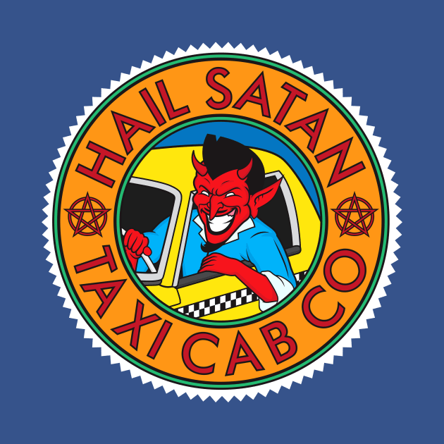 Hail Satan Taxi Cab by Woah_Jonny