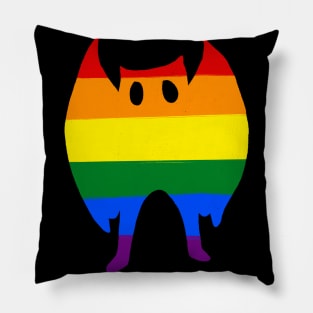 Mothman pride Pillow