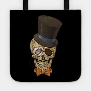 Hipster skull Tote