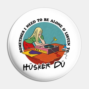 Husker Du / Music Obsessive Fan Design Pin