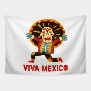 Viva Mexico - grunge design Tapestry