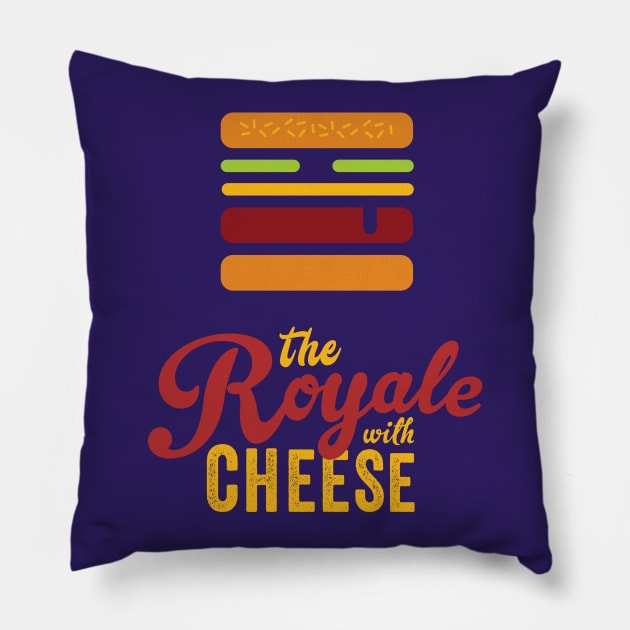 Royale With Cheese Pillow by daisyaking