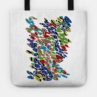 Aboriginal Art - Walking The Land Pattern Tote