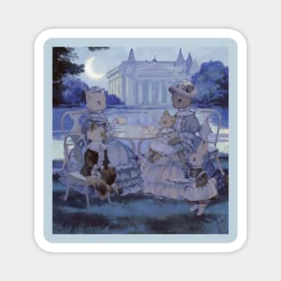 Tea Time on a Moonlit Night Magnet