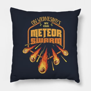 On Wednesdays We cast Meteor Swarm Pillow