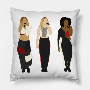 Little Mix Salute tour black, white and red outfit OT3 Pillow