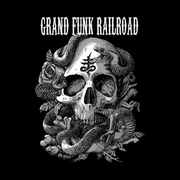 GRAND FUNK RAILROAD BAND MERCHANDISE by Rons Frogss