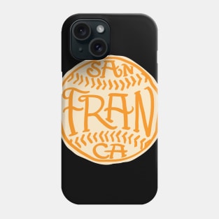 San Francisco Hand drawn Baseball Phone Case