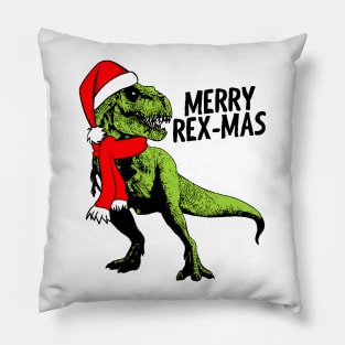 merry rex-mas Pillow