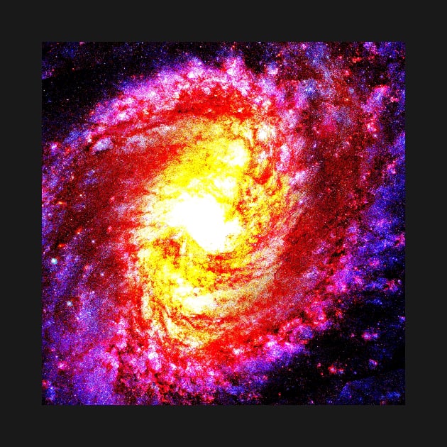 Spiral Galaxy M83, Hubble Space Telescope by outerspacetshirt
