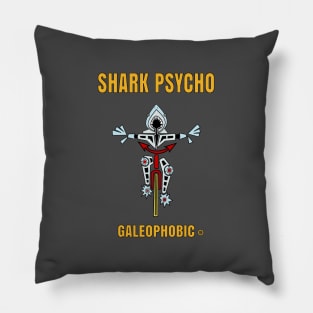 Shark Fear Cycle/psycho Funny Pillow