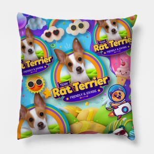 Rat Terrier Puppy Pillow