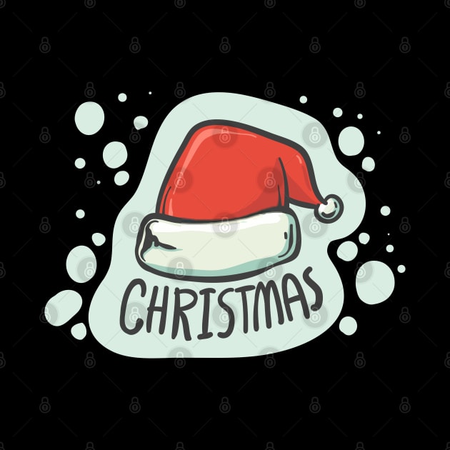 Christmas Hat Cute by AdeShirts