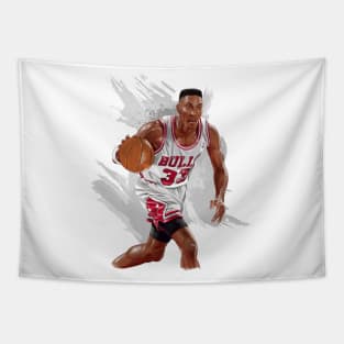 Pippen Vector Paint Tapestry