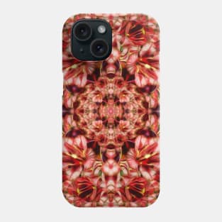 Symmetrical floral fantasy Phone Case