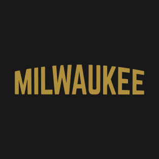 Milwaukee City Typography T-Shirt