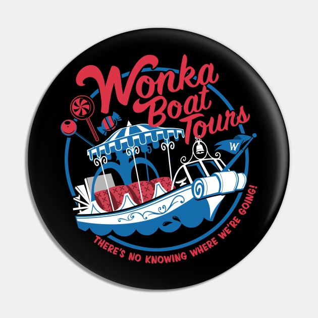 Factory Boat Tours Pin by DeepFriedArt