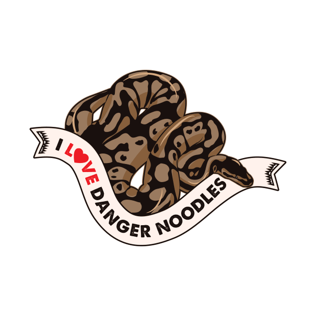 I Love Danger Noodles by Psitta