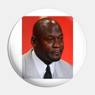 Crying Jordan Pin