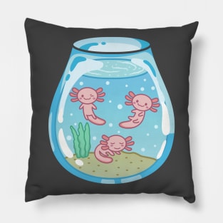 Axolotl Tank Pillow