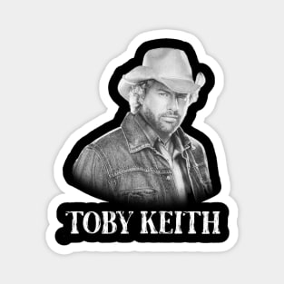 Toby Keith - Vintage Magnet