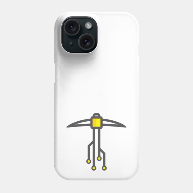 Miner Pickaxe Phone Case by CryptographTees