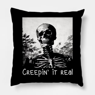 Creepin it Real Pillow