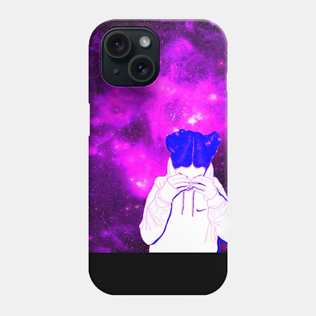 galaxy girl Phone Case by sadmoon69