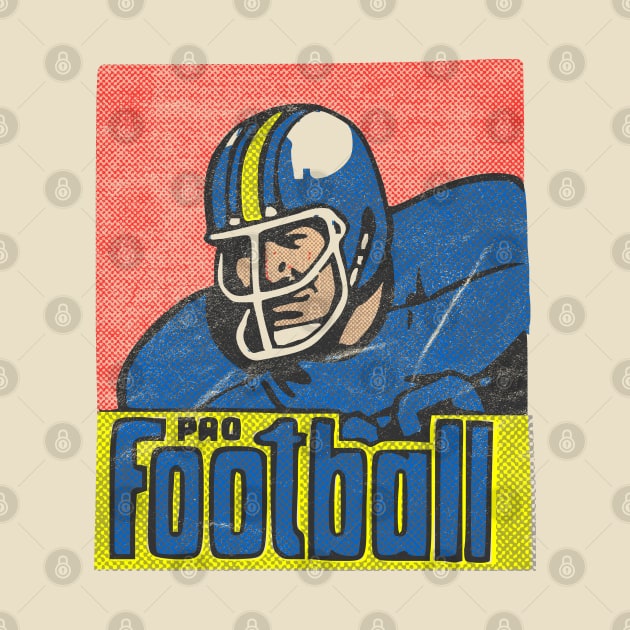 Retro Vintage American Football Player by RCDBerlin