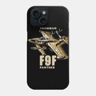 Grumman F9F Panther Carrier-Based Jet Fighter Phone Case