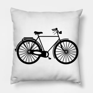 Vintage Road Bicycle From 70s Pillow