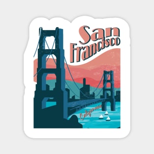 San Francisco red Magnet