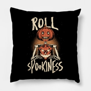 RPG Halloween - Roll Spookiness Pillow