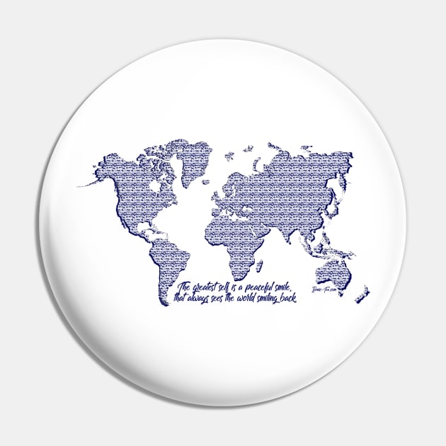 When the World Smiles Pin by IconicTee