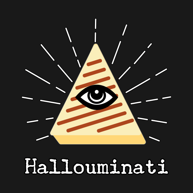 Halloumi Illuminati All Seeing Eye by MGO Design