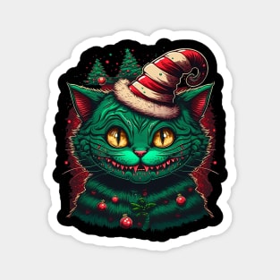 Cheshire Santa Magnet