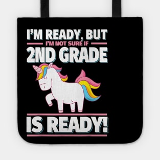 2nd Grade Back to School Unicorn Shirt  Is 2nd Grade Ready Tote