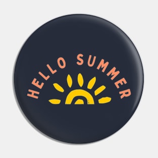 Hello Summer Pin