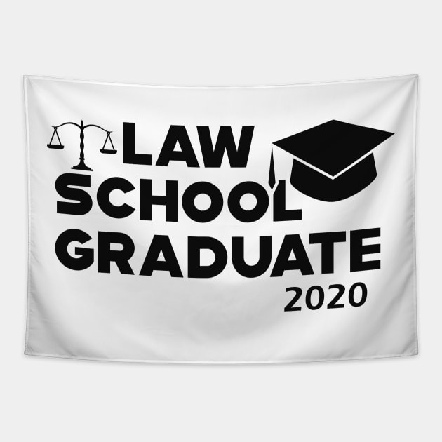 Law School Graduate 2020 Tapestry by KC Happy Shop